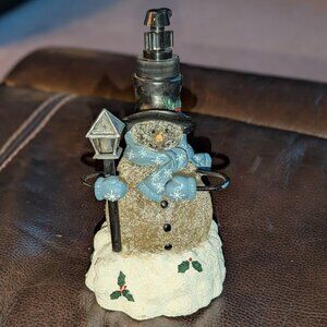 *3 FOR $9* NEW Nobility Light Up Battery Powered Snowman Hand Soap Dispenser